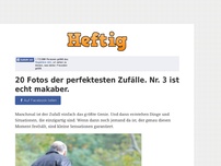 Bild zum Artikel: 20 Fotos der perfektesten Zufälle. Nr. 3 ist echt makaber.