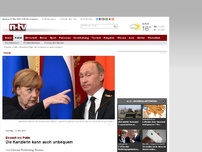 Bild zum Artikel: Besuch bei Putin: Die Kanzlerin kann auch unbequem