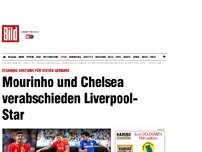 Bild zum Artikel: Standing Ovations - Mourinho und Chelsea verabschieden Gerrard