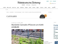Bild zum Artikel: Berlin: Hunderte Cannabis-Pflanzen am Kotti entdeckt