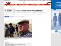 Bild zum Artikel: Norbert Blüm mit stern TV im WM-Land Katar: 'Die sanitären Verhältnisse sind unter aller Sau!'