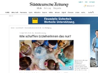 Bild zum Artikel: Kinderbetreuung: Wie schaffen Erzieherinnen das nur?