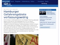 Bild zum Artikel: Hamburger Gefahrengebiete verfassungswidrig