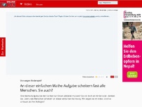 Bild zum Artikel: Von wegen Kinderspiel! - An dieser einfachen Mathe-Aufgabe scheitern fast alle Menschen. Sie auch?