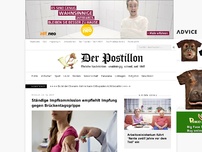 Bild zum Artikel: Ständige Impfkommission empfiehlt Impfung gegen Brückentagsgrippe