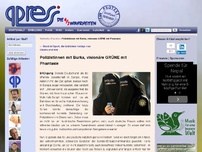 Bild zum Artikel: Polizistinnen mit Burka, visionäre GRÜNE mit Phantasie