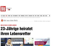 Bild zum Artikel: Ihr Ex wollte sie töten - 23-Jährige heiratet ihren Lebensretter