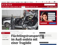 Bild zum Artikel: Flüchtlingstransport im Audi endete mit einer Tragödie