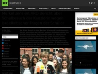 Bild zum Artikel: Merkel zensiert ARD-Bericht über Schulbesuch der Kanzlerin wegen israelkritischer Fragen der Schüler
