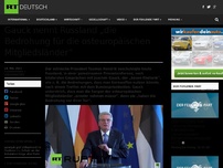 Bild zum Artikel: Gauck nennt Russland „die Bedrohung für die osteuropäischen Mitgliedsländer”