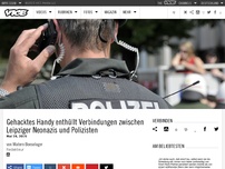 Bild zum Artikel: Cop Watch: Gehacktes Handy enthüllt Verbindungen zwischen Leipziger Neonazis und Polizisten