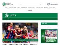 Bild zum Artikel: Rathausbalkon mit Neuer und Co.: Bayern-Spielerinnen zur Meisterfeier