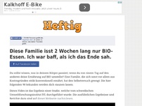 Bild zum Artikel: Diese Familie isst 2 Wochen lang nur BIO-Essen. Ich war baff, als ich das Ende sah.