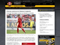 Bild zum Artikel: Dynamo verpflichtet Andreas Lambertz