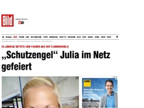 Bild zum Artikel: LKW-Fahrer gerettet - Deutschland verneigt sich vor einer Heldin