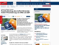 Bild zum Artikel: Anreize für effiziente Produktion - Rundfunkbeitrag abschaffen! Gutachter fordert Privatisierung von ARD und ZDF