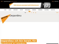 Bild zum Artikel: Depardieu: Ich bin bereit, für Russland zu sterben