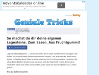 Bild zum Artikel: So machst du dir deine eigenen Legosteine. Zum Essen. Aus Fruchtgummi!