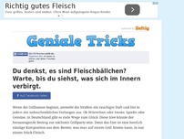 Bild zum Artikel: Du denkst, es sind Fleischbällchen? Warte, bis du siehst, was sich im Innern verbirgt.