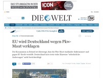 Bild zum Artikel: Straßenabgabe: EU wird Deutschland wegen Pkw-Maut verklagen