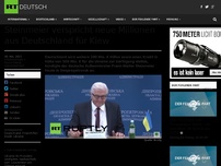 Bild zum Artikel: Steinmeier verspricht neue Millionen aus Deutschland für Kiew