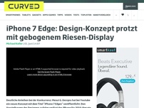 Bild zum Artikel: iPhone 7 Edge: Design-Konzept protzt mit gebogenem Riesen-Display