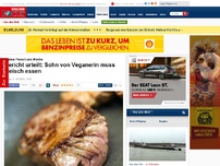 Bild zum Artikel: Drei Mal Fleisch pro Woche - Gericht urteilt: Sohn von Veganerin muss Fleisch essen