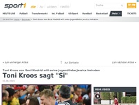 Bild zum Artikel: Toni Kroos sagt 'Si'