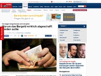 Bild zum Artikel: Von wegen Drogenhandel und Korruption - Warum das Bargeld wirklich abgeschafft werden soll