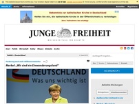 Bild zum Artikel: Merkel: „Wir sind ein Einwanderungsland“