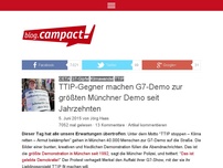 Bild zum Artikel: Bürger machen G7-Demo zur größten Münchner Demo seit Jahrzehnten