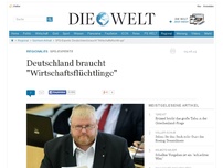 Bild zum Artikel: SPD-Experte: Deutschland braucht 'Wirtschaftsflüchtlinge'