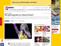 Bild zum Artikel: Ausverkaufte Konzerte: Wer geht eigentlich zu Helene Fischer?