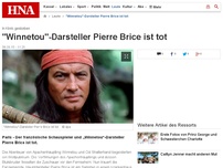 Bild zum Artikel: 'Winnetou'-Darsteller Pierre Brice ist tot