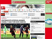 Bild zum Artikel: Eintrachts Stefan Aigner erzielt das Tor der Saison