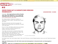 Bild zum Artikel: Dieser Mann hat in Chemnitz zwei Mädchen missbraucht!