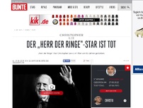 Bild zum Artikel: Der „Herr der Ringe“-Star ist tot