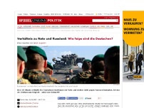 Bild zum Artikel: Verhältnis zu Nato und Russland: Wie feige sind die Deutschen?