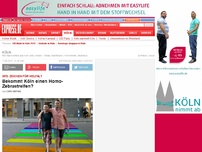 Bild zum Artikel: SPD: Zeichen für Vielfalt - Bekommt Köln einen Homo- Zebrastreifen?
