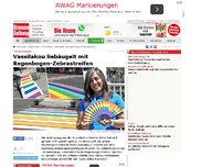 Bild zum Artikel: Vassilakou liebäugelt mit Regenbogen-Zebrastreifen