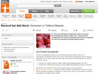 Bild zum Artikel: Rück­ruf bei Aldi Nord: Noroviren in Tiefkühl-Beeren