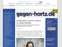 Bild zum Artikel: Landrätin stoppt Hartz IV-Sanktionen