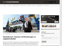 Bild zum Artikel: Staatsbesuch: Faymann will Beziehungen zu Legoland stärken