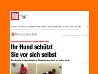 Bild zum Artikel: Asperger-Patientin zeigt - So schützt ihr Hund Sie vor sich selbst