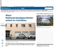 Bild zum Artikel: Wien: Nationalratsabgeordneter wohnt im Sozialbau