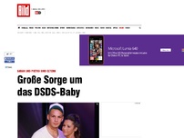 Bild zum Artikel: Sarah und Pietro - Große Sorge um das DSDS-Baby