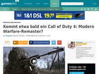 Bild zum Artikel: Kehrt der beste Call of Duty-Teil etwa zurück?!