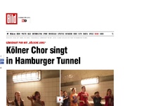 Bild zum Artikel: Kölner Jugendchor - Gänsehaut-Auftritt in Hamburger Tunnel