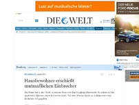 Bild zum Artikel: Hamburg: Hausbewohner erschießt mutmaßlichen Einbrecher