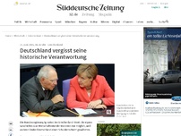 Bild zum Artikel: Griechenland: Deutschland vergisst seine historische Verantwortung